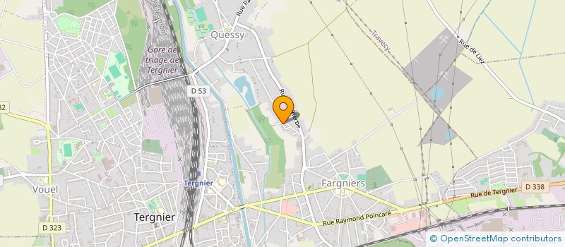 localisation de l'entreprise MONSIEUR DOMINIQUE LAMARQUE  TERGNIER