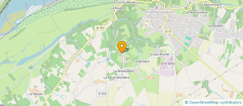 localisation de l'entreprise MONSIEUR DOMINIQUE LAMBERT  OREE-D'ANJOU