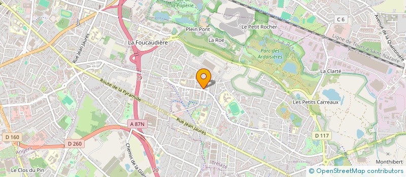 localisation de l'entreprise MONSIEUR DOMINIQUE LAMBERT  TRELAZE