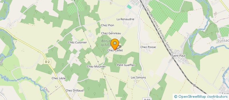 localisation de l'entreprise MONSIEUR DOMINIQUE LAMOR à CLION