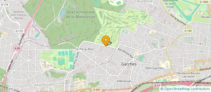 localisation de l'entreprise MONSIEUR DOMINIQUE LAMY  VAUCRESSON