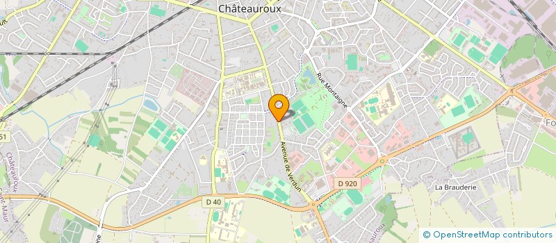 localisation de l'entreprise MONSIEUR DOMINIQUE LANDMANN à CHATEAUROUX