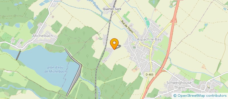 localisation de l'entreprise MONSIEUR DOMINIQUE LANG  ASPACH-LE-BAS