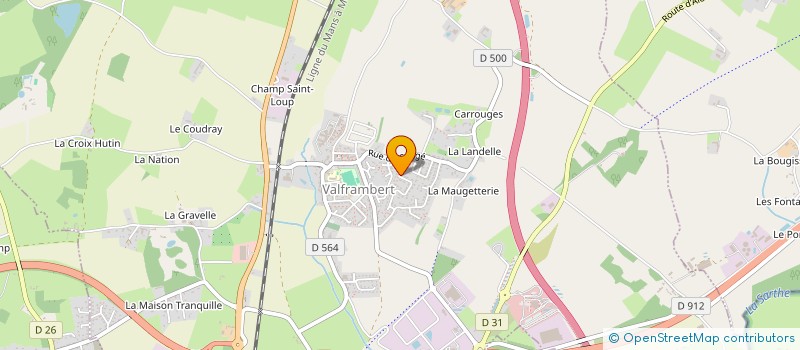 localisation de l'entreprise MONSIEUR DOMINIQUE LANGEVIN à VALFRAMBERT