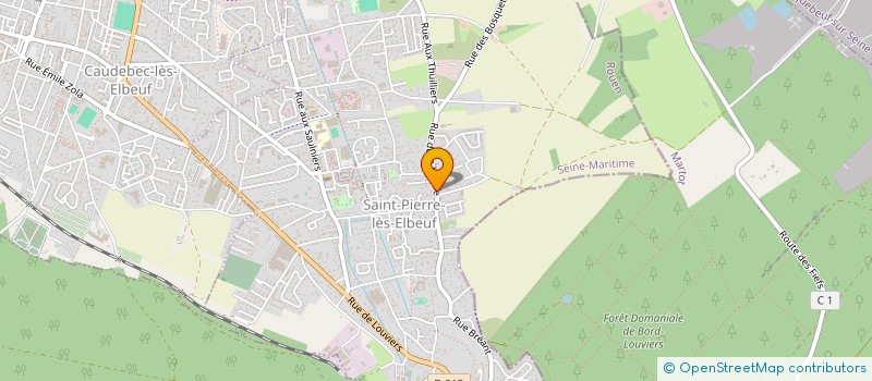 localisation de l'entreprise MONSIEUR DOMINIQUE LANGLOIS  SAINT-PIERRE-LES-ELBEUF