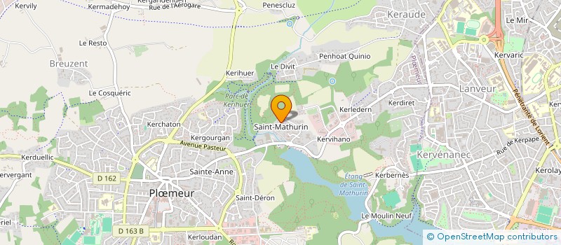 localisation de l'entreprise MONSIEUR DOMINIQUE LAPOUDGE  PLOEMEUR