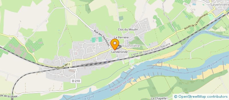 localisation de l'entreprise MONSIEUR DOMINIQUE LARANGE  LA POSSONNIERE