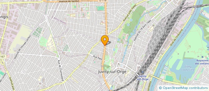 localisation de l'entreprise MONSIEUR DOMINIQUE LARCHER à JUVISY-SUR-ORGE