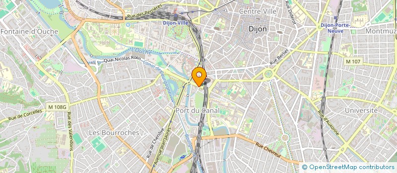 localisation de l'entreprise MONSIEUR DOMINIQUE LARCHER  DIJON