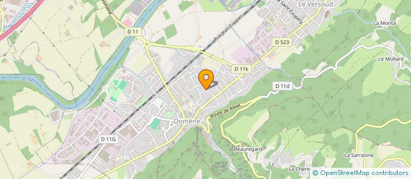 localisation de l'entreprise MONSIEUR DOMINIQUE LARIVIERE  DOMENE