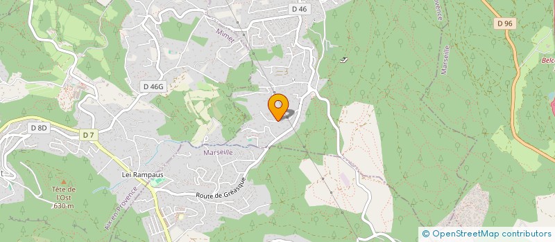 localisation de l'entreprise MONSIEUR DOMINIQUE LARTIGUE  GREASQUE