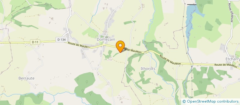 localisation de l'entreprise MONSIEUR DOMINIQUE LASCARAY  PAGOLLE