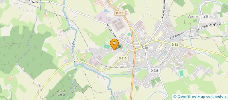 localisation de l'entreprise MONSIEUR DOMINIQUE LASGORCEUX  SAMER