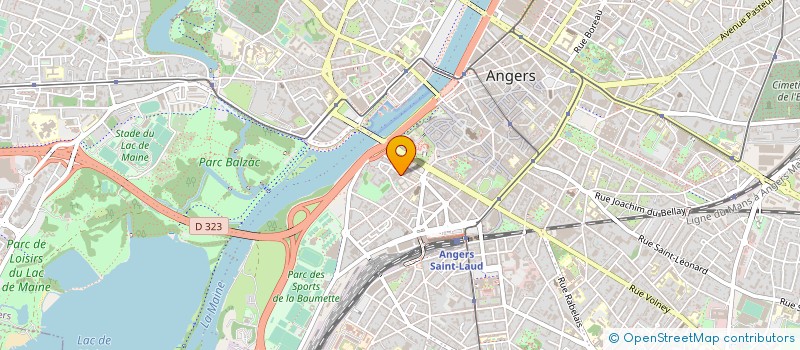 localisation de l'entreprise MONSIEUR DOMINIQUE LATRON à ANGERS