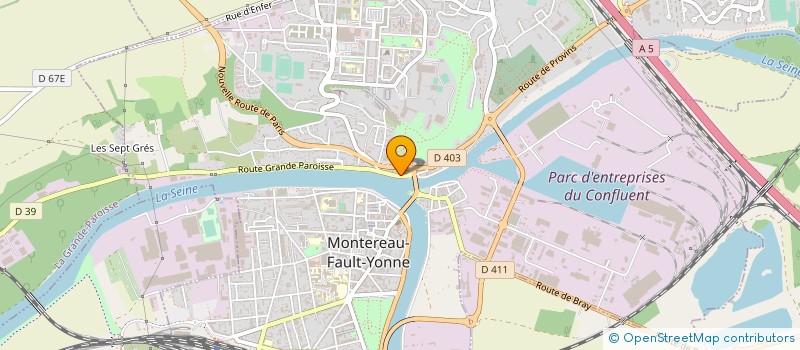 localisation de l'entreprise MONSIEUR DOMINIQUE LAURENCE à MONTEREAU-FAULT-YONNE
