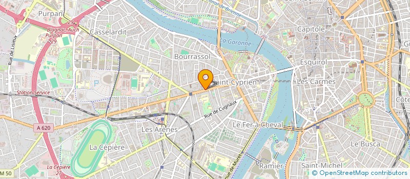localisation de l'entreprise MONSIEUR DOMINIQUE LAURIN à TOULOUSE