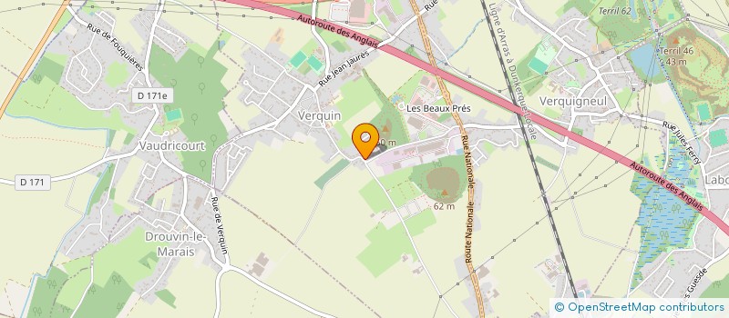 localisation de l'entreprise MONSIEUR DOMINIQUE LAUWERS  VERQUIN