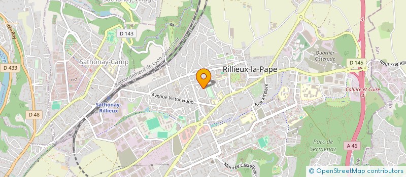 localisation de l'entreprise MONSIEUR DOMINIQUE LAVEU à RILLIEUX-LA-PAPE