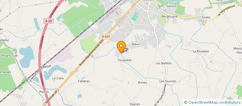 localisation de l'entreprise MONSIEUR DOMINIQUE LAVIALE à ALBIAS