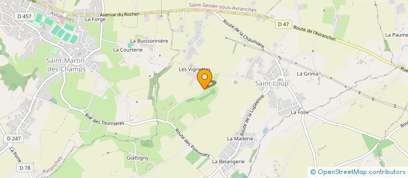 localisation de l'entreprise MONSIEUR DOMINIQUE LAVILLE à SAINT-LOUP