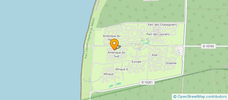 localisation de l'entreprise MONSIEUR DOMINIQUE LAVILLE  GRAYAN-ET-L'HOPITAL