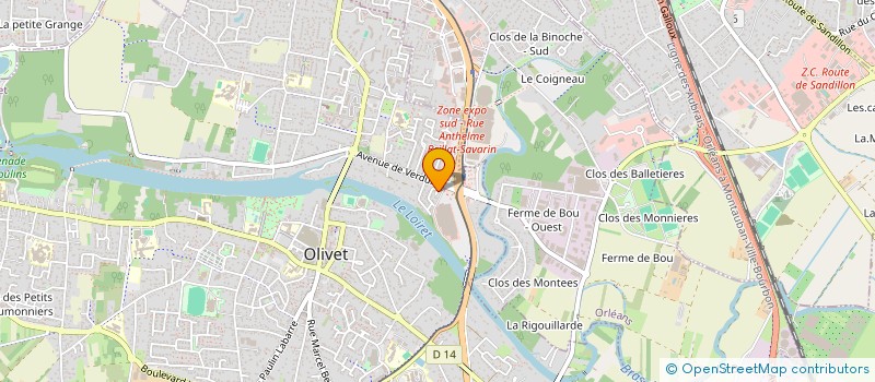 localisation de l'entreprise MONSIEUR DOMINIQUE LAZZARINI à OLIVET