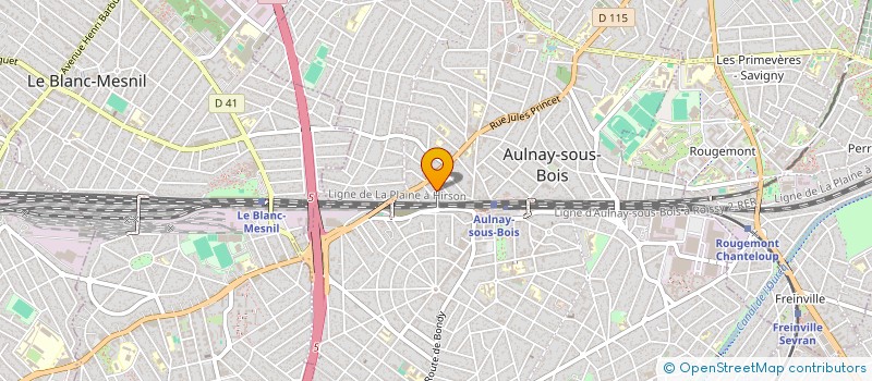 localisation de l'entreprise MONSIEUR DOMINIQUE LE à AULNAY-SOUS-BOIS