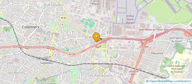 localisation de l'entreprise MONSIEUR DOMINIQUE LE à COLOMIERS