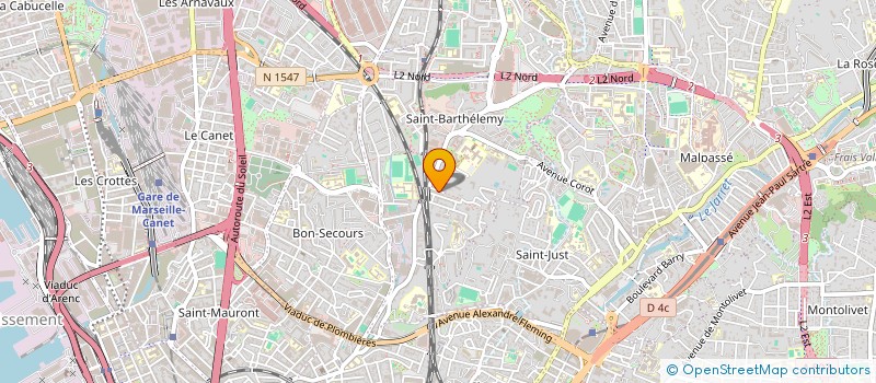 localisation de l'entreprise MONSIEUR DOMINIQUE LE BRETON à MARSEILLE