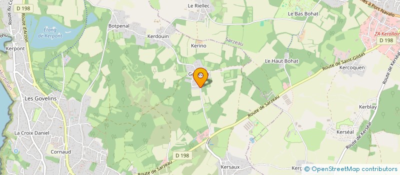 localisation de l'entreprise MONSIEUR DOMINIQUE LE GALEZE  SAINT-GILDAS-DE-RHUYS