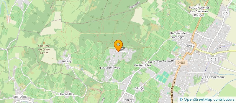 localisation de l'entreprise MONSIEUR DOMINIQUE LE MOIGNE  BRIVE-LA-GAILLARDE