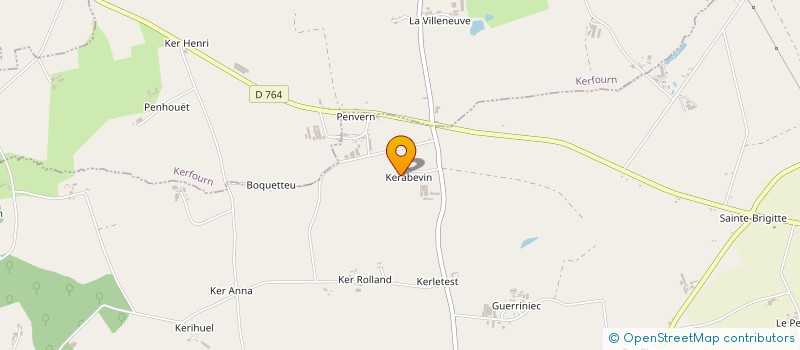 localisation de l'entreprise MONSIEUR DOMINIQUE LE ROCH  BREHAND