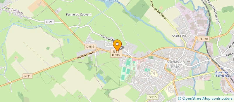 localisation de l'entreprise MONSIEUR DOMINIQUE LE SCORNET  GOURNAY-EN-BRAY