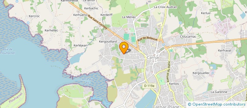 localisation de l'entreprise MONSIEUR DOMINIQUE LE VISAGE  PLOUHARNEL