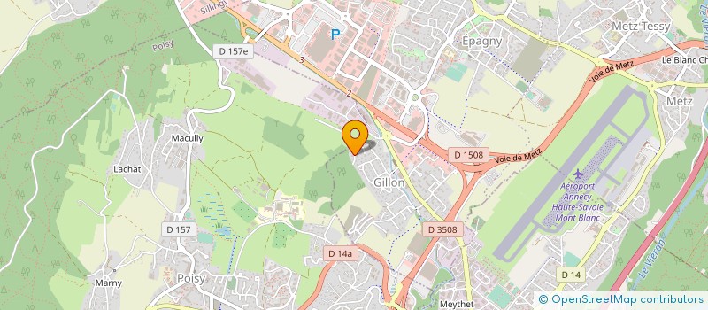 localisation de l'entreprise MONSIEUR DOMINIQUE LEANDRI  EPAGNY METZ-TESSY