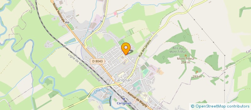 localisation de l'entreprise MONSIEUR DOMINIQUE LEBEAU  CARIGNAN