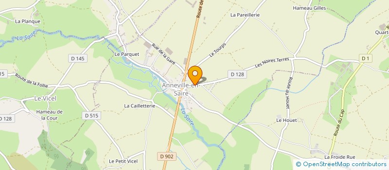 localisation de l'entreprise MONSIEUR DOMINIQUE LEBECACHEL  ANNEVILLE-EN-SAIRE