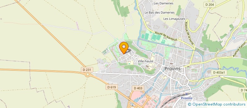 localisation de l'entreprise MONSIEUR DOMINIQUE LEBEL  PROVINS