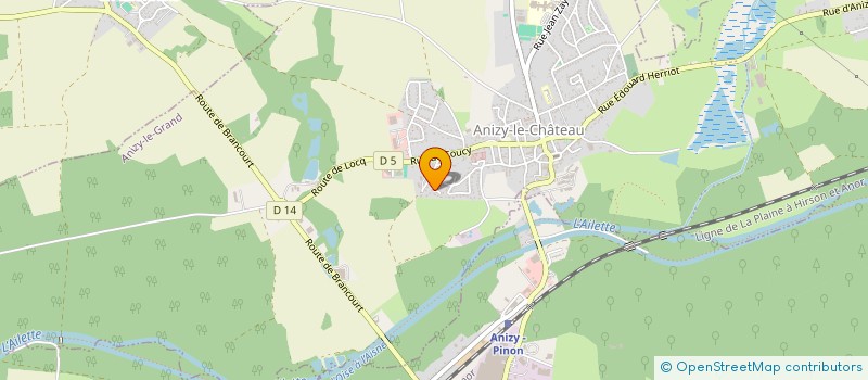 localisation de l'entreprise MONSIEUR DOMINIQUE LEBLANC à ANIZY-LE-GRAND
