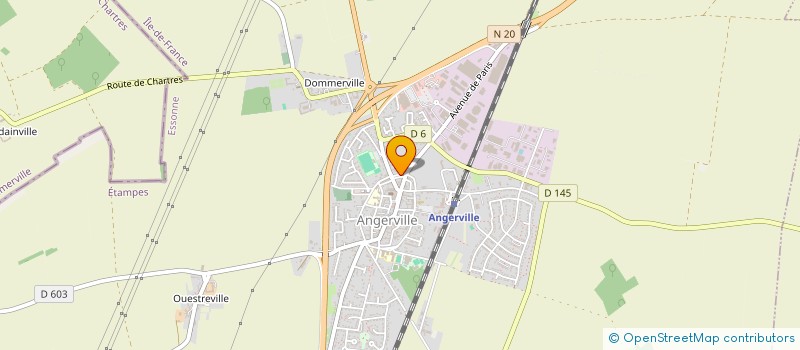 localisation de l'entreprise MONSIEUR DOMINIQUE LEBLANC  ANGERVILLE