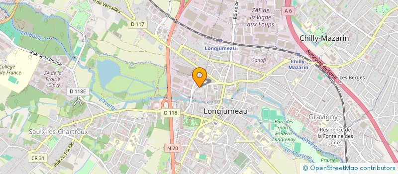 localisation de l'entreprise MONSIEUR DOMINIQUE-LEBLANC YAUCAT-GUENDI-DINGA à LONGJUMEAU