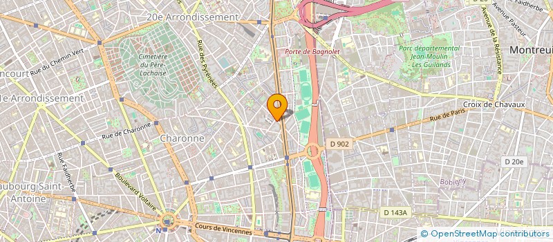 localisation de l'entreprise MONSIEUR DOMINIQUE LEBON  PARIS