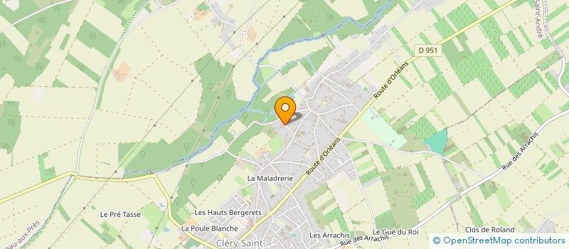 localisation de l'entreprise MONSIEUR DOMINIQUE LEBRUN à CLERY-SAINT-ANDRE
