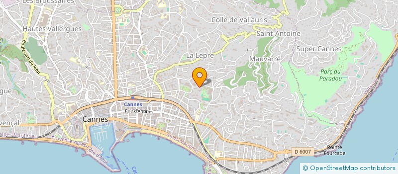 localisation de l'entreprise MONSIEUR DOMINIQUE LECHABLE à CANNES