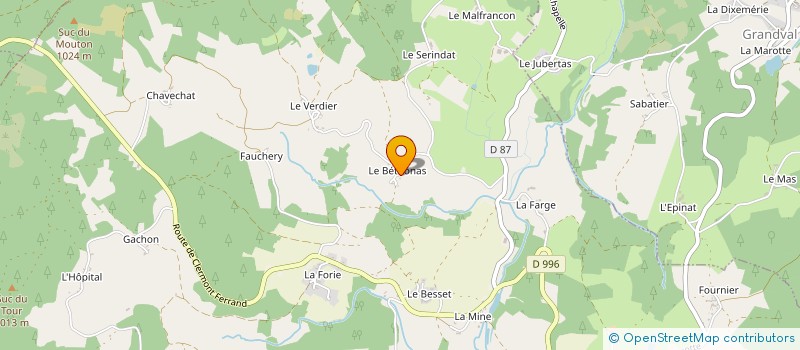 localisation de l'entreprise MONSIEUR DOMINIQUE LECHAT à SAINT-AMANT-ROCHE-SAVINE