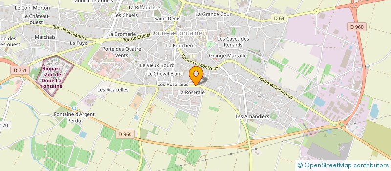 localisation de l'entreprise MONSIEUR DOMINIQUE LECLER à DOUE-EN-ANJOU