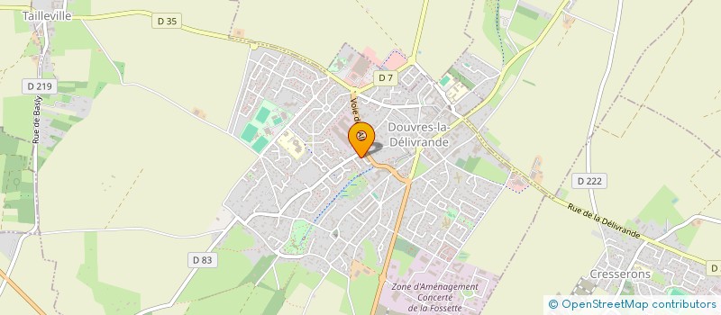localisation de l'entreprise MONSIEUR DOMINIQUE LECLERC à DOUVRES-LA-DELIVRANDE