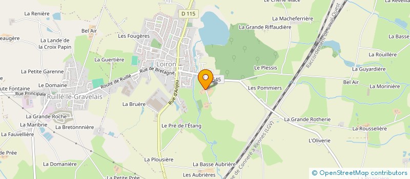 localisation de l'entreprise MONSIEUR DOMINIQUE LECLERC à LOIRON-RUILLE