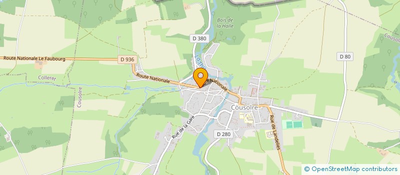 localisation de l'entreprise MONSIEUR DOMINIQUE LECLERCQ  COUSOLRE