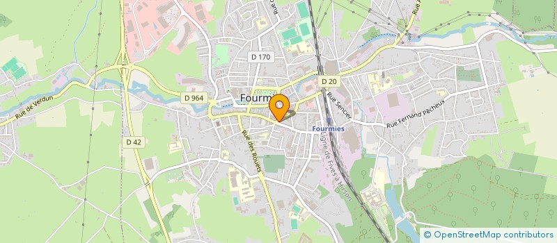 localisation de l'entreprise MONSIEUR DOMINIQUE LECLERCQ  FOURMIES